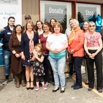 An Angel's Wing early days — community gathering